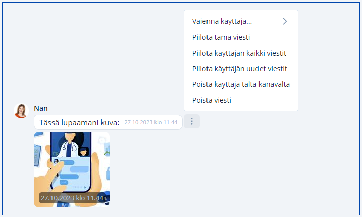 Moderaattorin kommenttityökalut